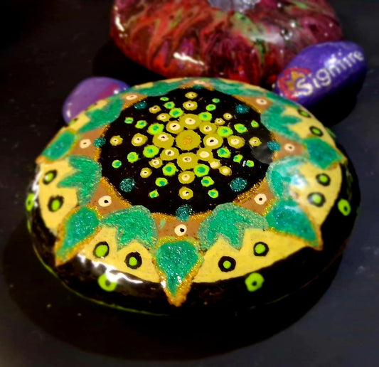 Greenman Mandala Ornamental Garden Boulder