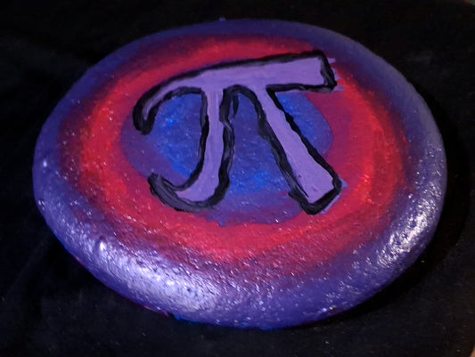 Rainbow Swirlpool Mandala Stone